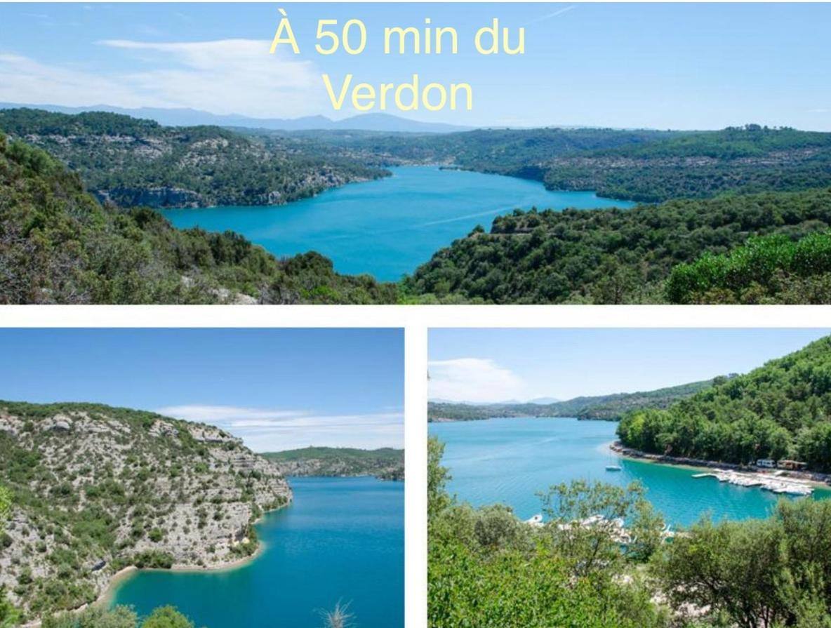 Appartement, 3 Chambres, Vue Panoramique, Parking, Acces Ville Brignoles Dış mekan fotoğraf